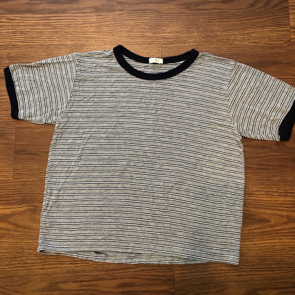 JOHN GALT striped crop top